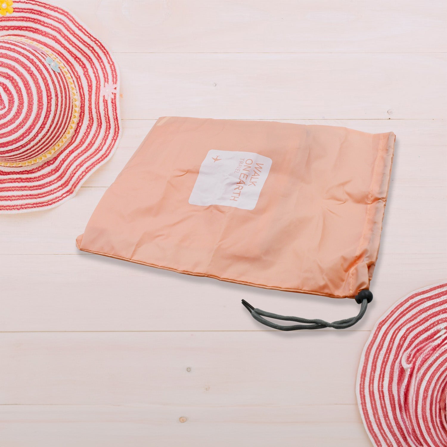 Travel Storage Bag Waterproof Nylon Drawstring Pouch Men and Women Folding Clothes Classified Organizers Packing Shoes Luggage Bags (4 Pc Set) - infinityexculsivestore.com
