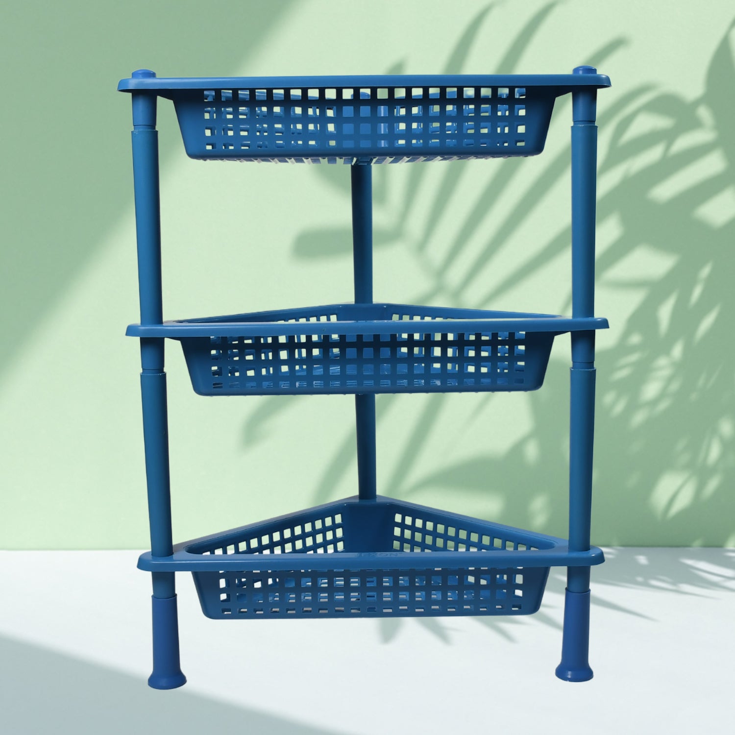 Triangle 3 - Tier Plastic Storage Rack for Kitchen, Bathroom & Office - infinityexculsivestore.com