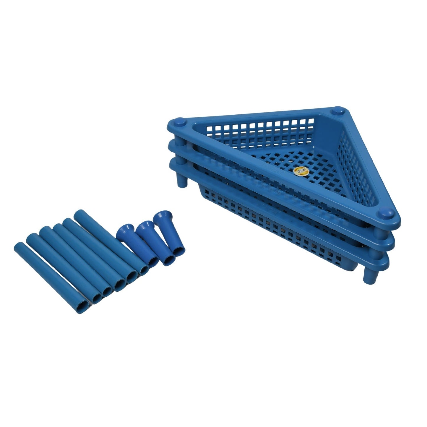 Triangle 3 - Tier Plastic Storage Rack for Kitchen, Bathroom & Office - infinityexculsivestore.com