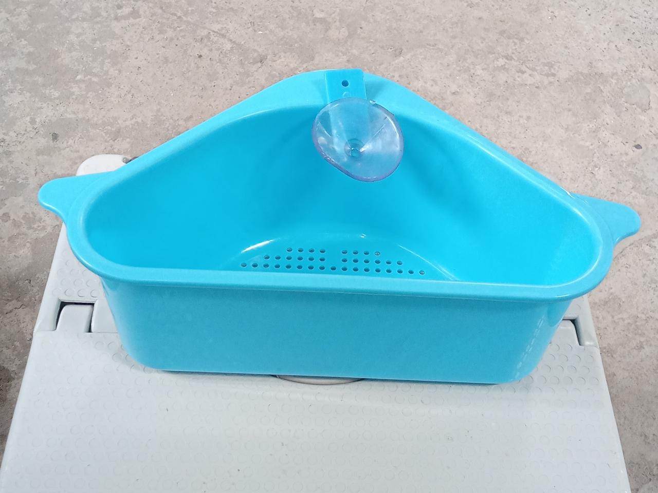 Triangular Multi Functional Drainer Shelf Sink Storage Holder - infinityexculsivestore.com