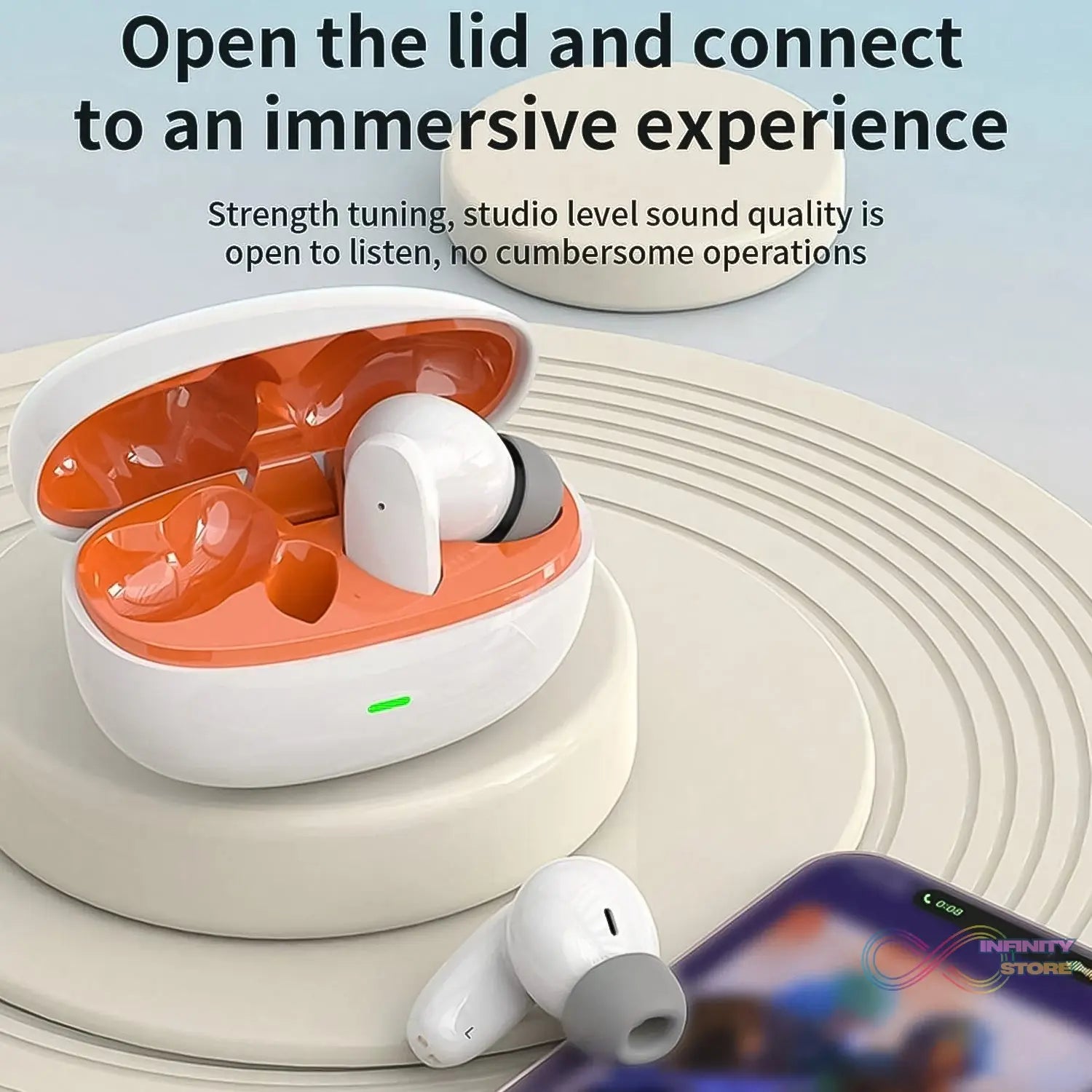 True Wireless Earbuds | Best Low Latency | Bluetooth Headset (1 Set) - infinityexculsivestore.com