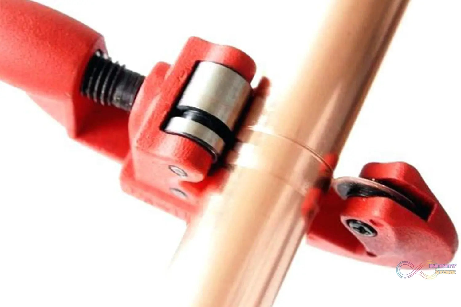 Tubing pipe cutter with measurement markings