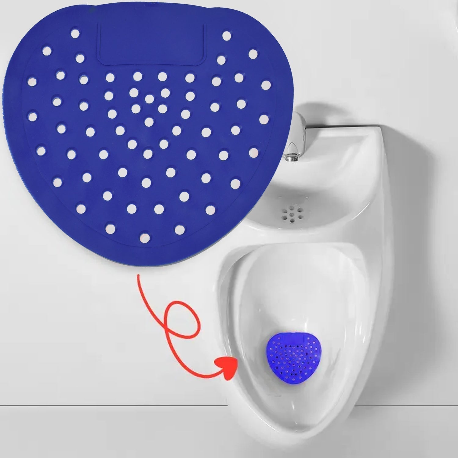 URINAL SCREEN DEODORIZER, SCENTED URINAL SCREEN LASTING FRAGRANCE SILICONE CLEAN DESCALING ( 1 pc ) - infinityexculsivestore.com