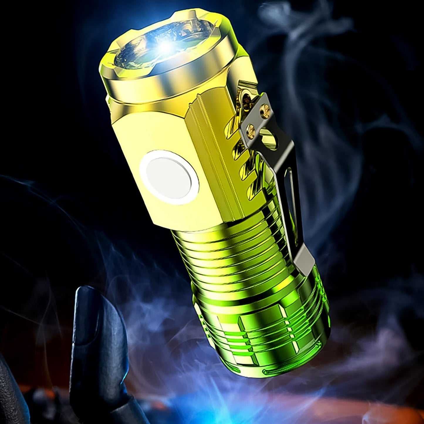 USB Chargeable Mini 3 LED Flashlight / Torch Light (1 Pc) - infinityexculsivestore.com