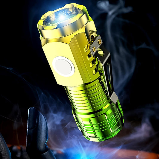USB Chargeable Mini 3 LED Flashlight / Torch Light (1 Pc) - infinityexculsivestore.com