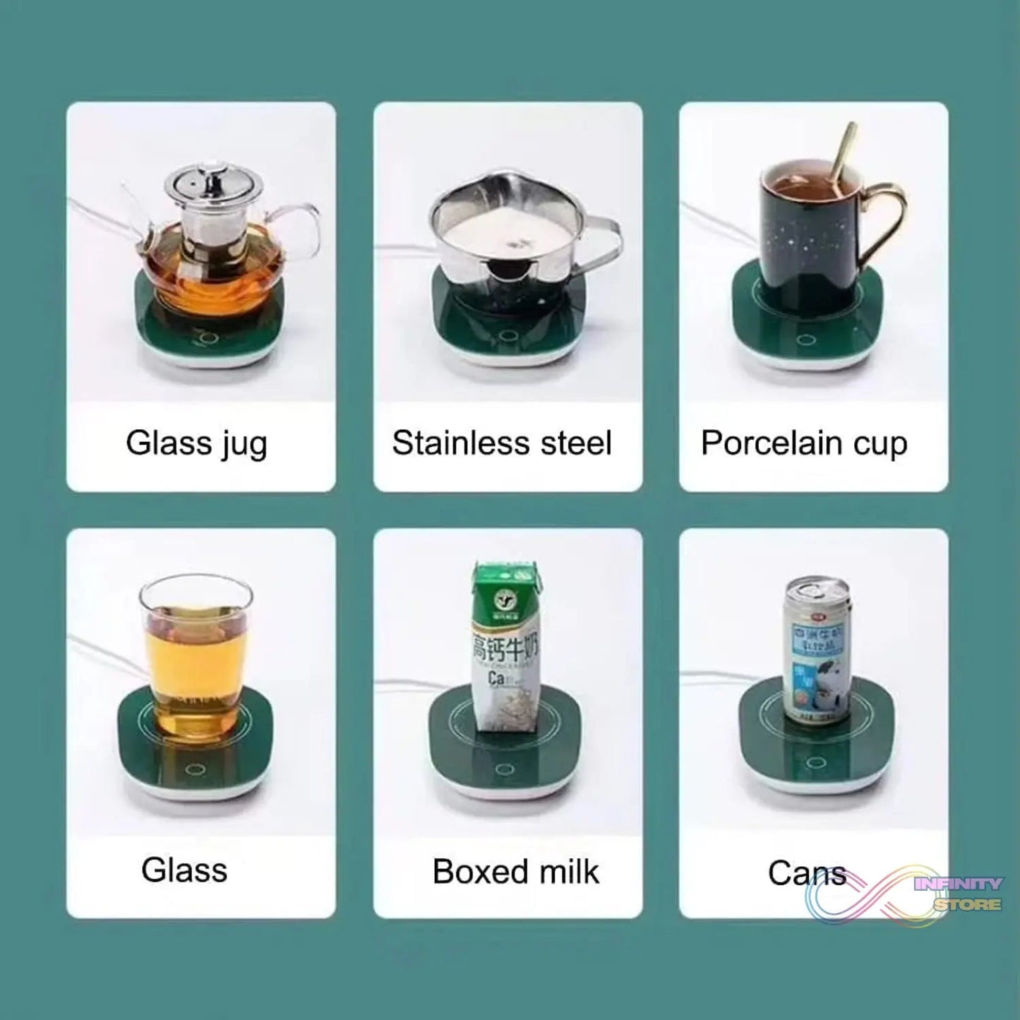 USB Coffee Mug Heater – Electric Cup Warmer (1 Set) - infinityexculsivestore.com