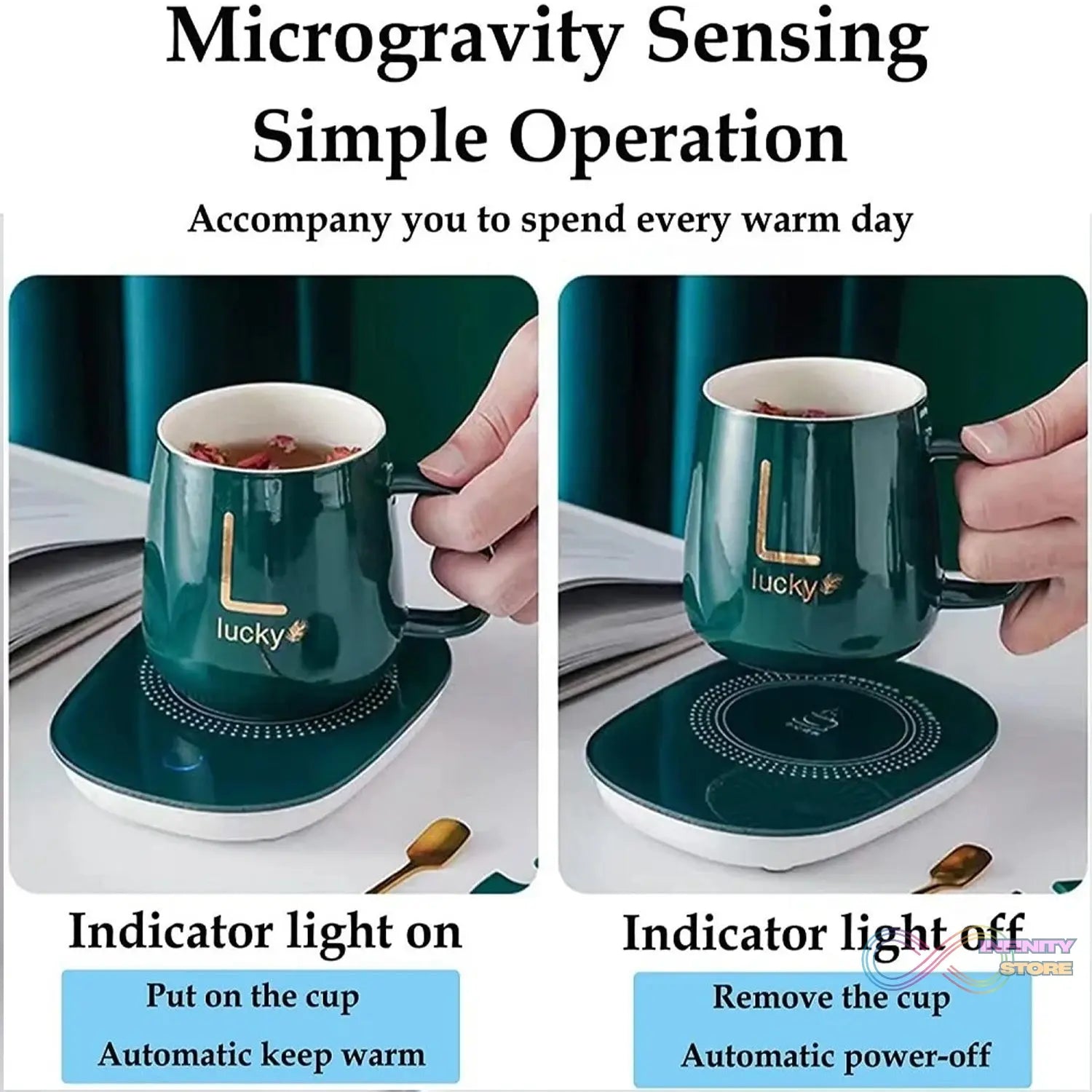 USB Coffee Mug Heater – Electric Cup Warmer (1 Set) - infinityexculsivestore.com
