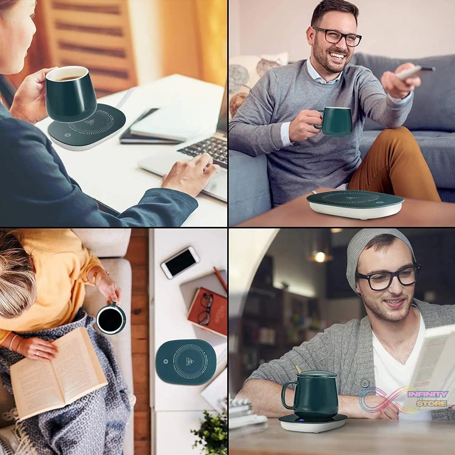 USB Coffee Mug Heater – Electric Cup Warmer (1 Set) - infinityexculsivestore.com