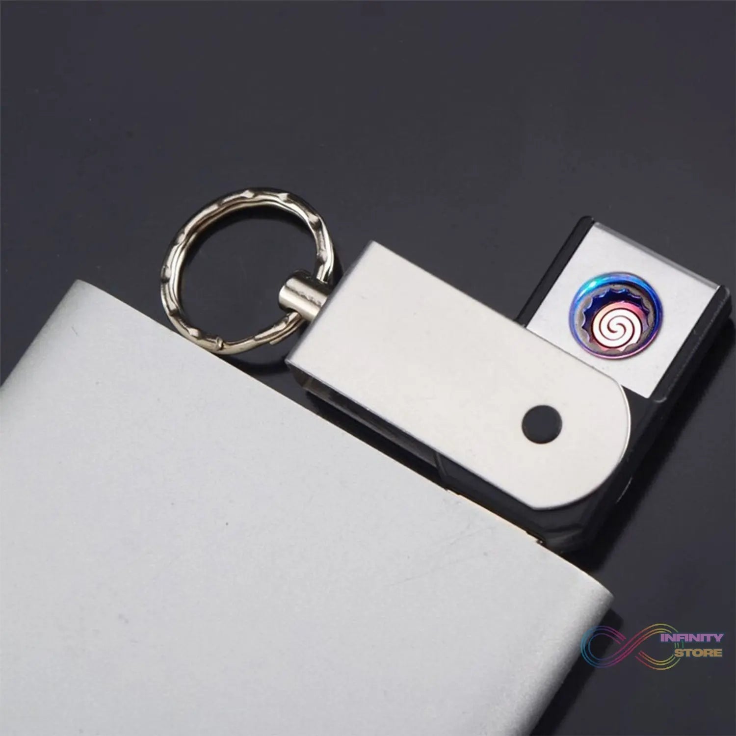USB Mini Portable Lighters With Thin Metal Creative - infinityexculsivestore.com