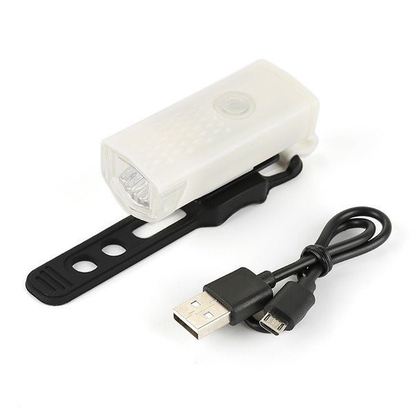 USB Rechargeable 400 Lumen Bicycle Front Headlight Light Set - infinityexculsivestore.com