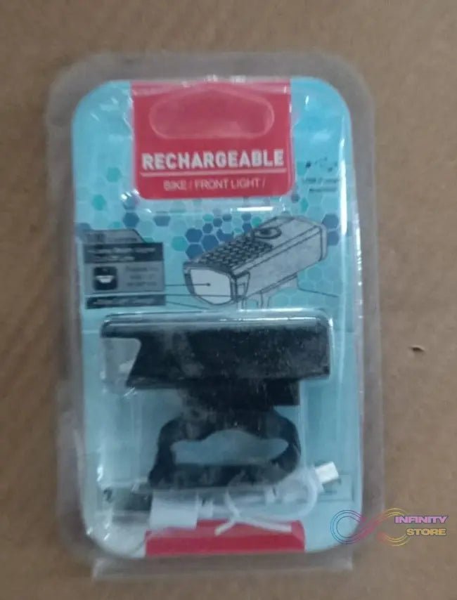 USB Rechargeable Bicycle Front Light (1 Pc) - infinityexculsivestore.com