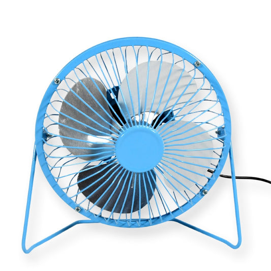 USB Table Desk Personal Metal Electronic Fan, Compatible with Computers, Laptops, Student Dormitory, Suitable For Office, School Use (1 Pc) - infinityexculsivestore.com