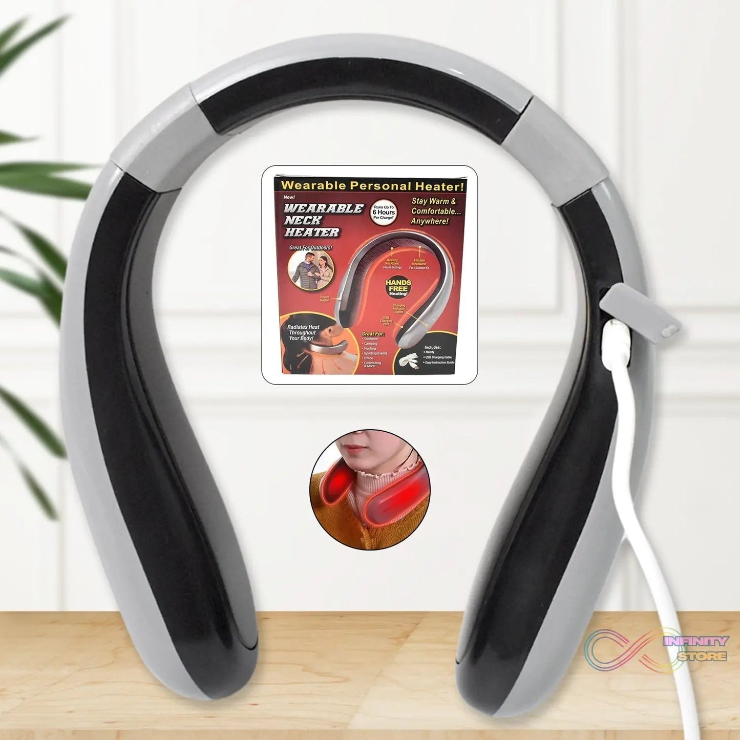 USB Type C Rechargeable - Wearable Neck Heater (1 Pc) - infinityexculsivestore.com