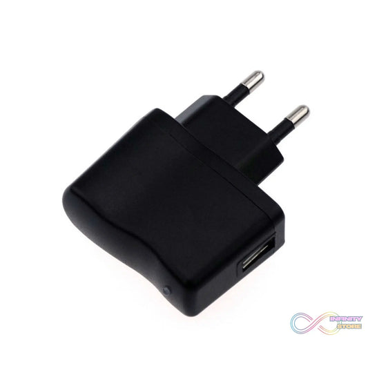 USB wall charger compatible with iPhone, Android, and other smartphones, featuring multiple ports