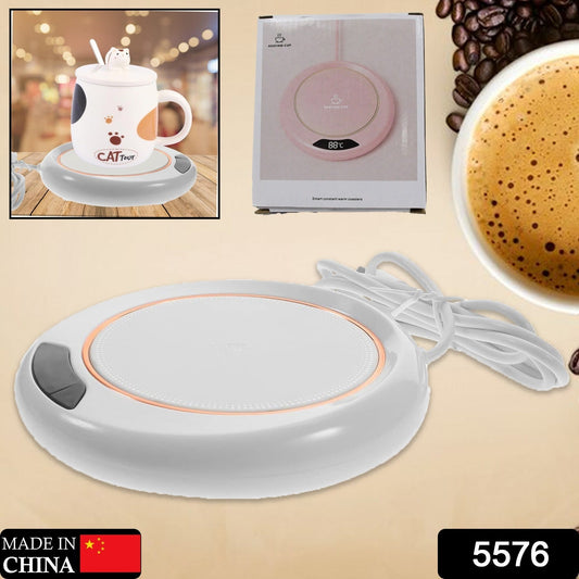 USB Warm Coaster Heated Coffee Mug Portable Office Desk Portable Cup, Heater Coffee Mug Warmer Electric Cup Warmer (1 Pc) - infinityexculsivestore.com