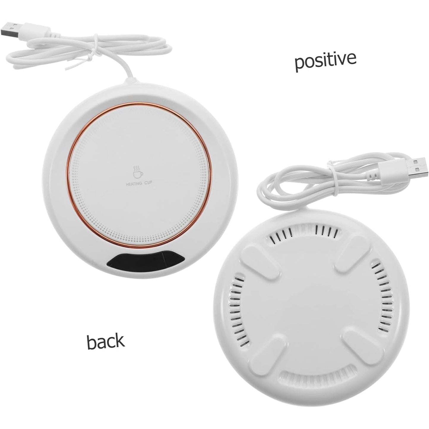 USB Warm Coaster Heated Coffee Mug Portable Office Desk Portable Cup, Heater Coffee Mug Warmer Electric Cup Warmer (1 Pc) - infinityexculsivestore.com