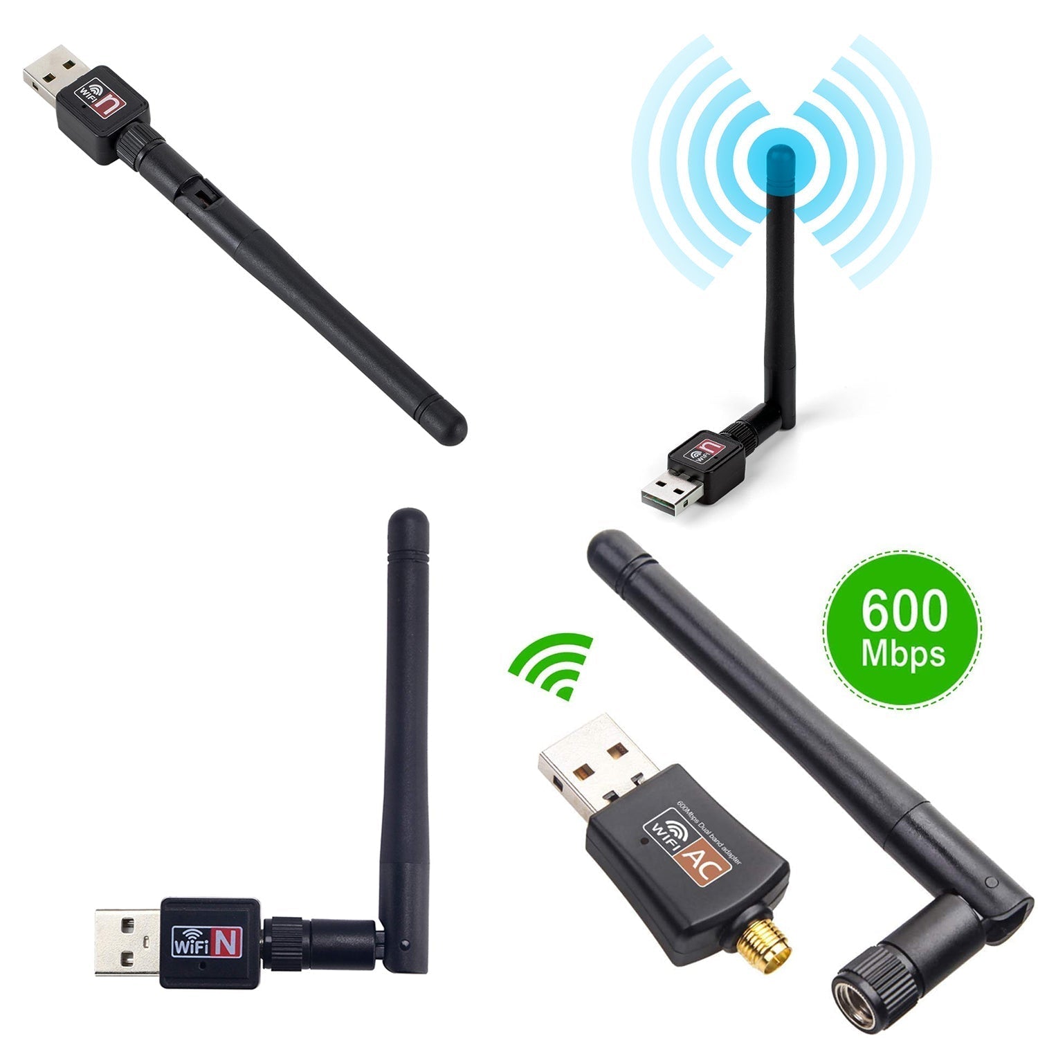 USB Wifi Receiver used in all kinds of household and official places for daily use of internet purposes by types of people etc. - infinityexculsivestore.com