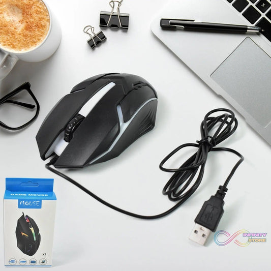 USB Wired Mouse, Ergonomic Design Gaming Mouse (1 Pc) - infinityexculsivestore.com