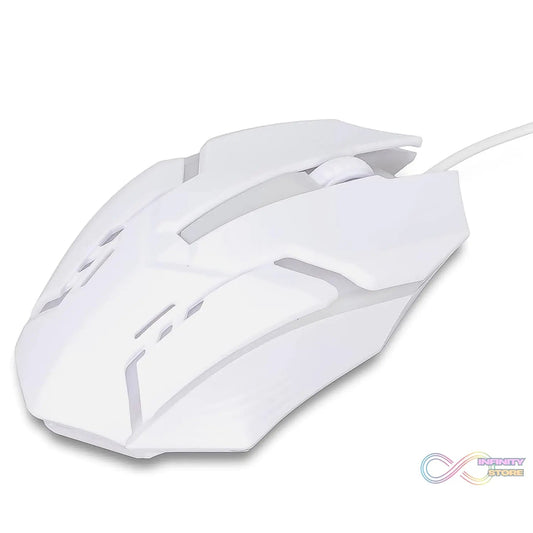 USB Wired Mouse, Gaming Mouse Colorful / Lighting Luminous (1 Pc / Wihte) - infinityexculsivestore.com