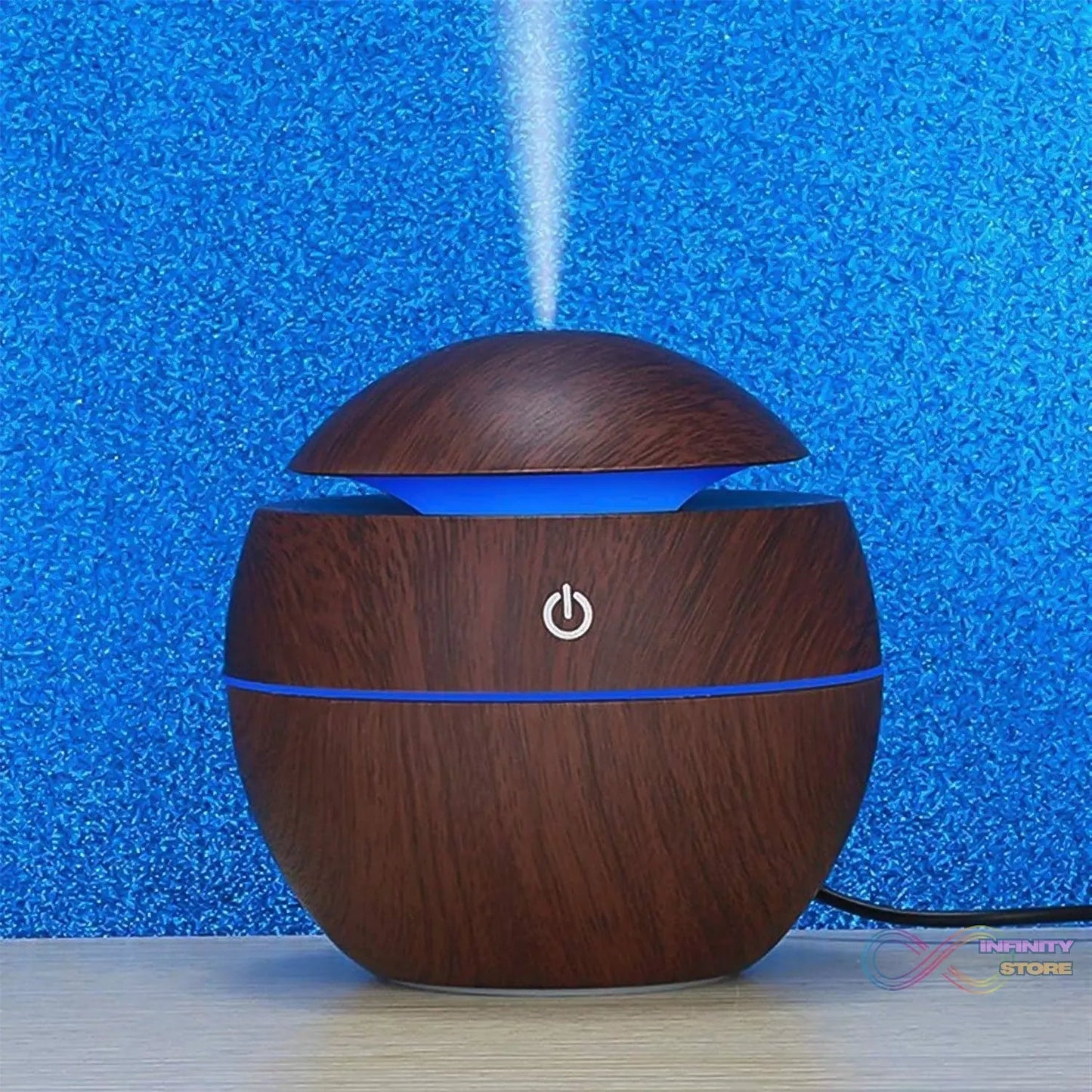 Ultrasonic Aromatherapy Humidifier USB Desktop (130 ML / 1 Pc) - infinityexculsivestore.com