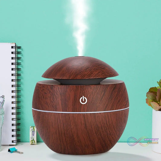 Ultrasonic Aromatherapy Humidifier USB Desktop (130 ML / 1 Pc) - infinityexculsivestore.com