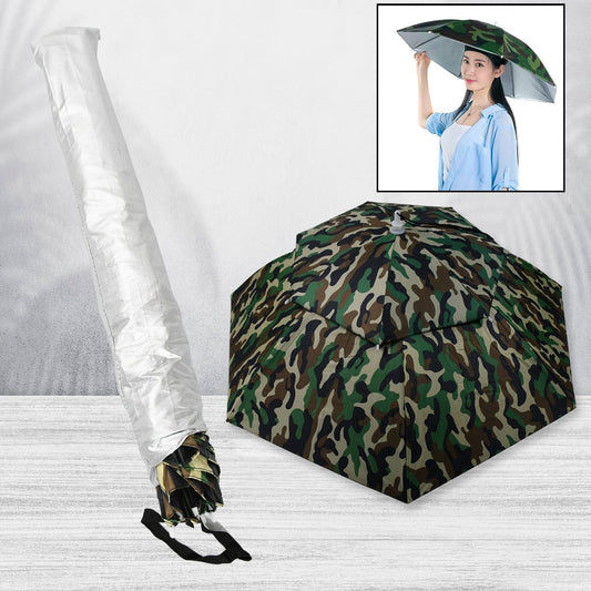 Umbrella Hat with Elastic Band, Fishing Umbrella Hat for Adults Kids Women Men, Umbrella Hat for Outdoor Activities - infinityexculsivestore.com