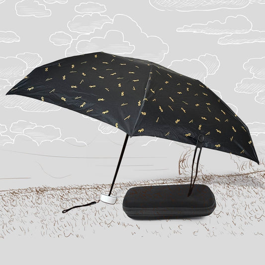 3-Fold Umbrella Summer Sun and Rain ProtectionΒ Foldable Cute UmbrellaΒ || UV Protection Rain Sun Umbrella || Travel Accessories || Umbrella for Children, Girls, and Boys (1 Pc / With Zip Case)Β  - infinityexculsivestore.com
