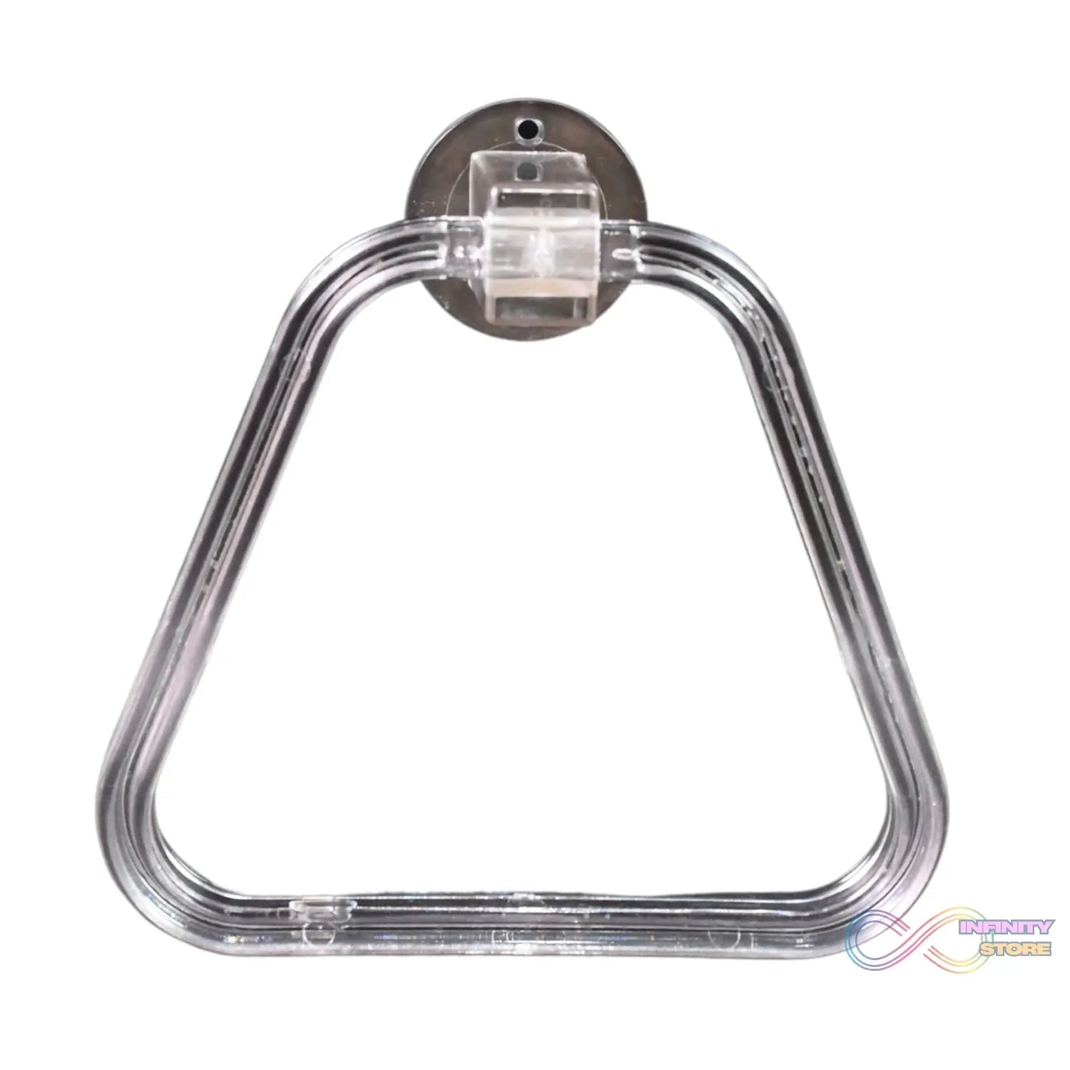 Unbreakable ABS Square Towel Ring Wall Mounted Stand / Holder (1 Pc) - infinityexculsivestore.com