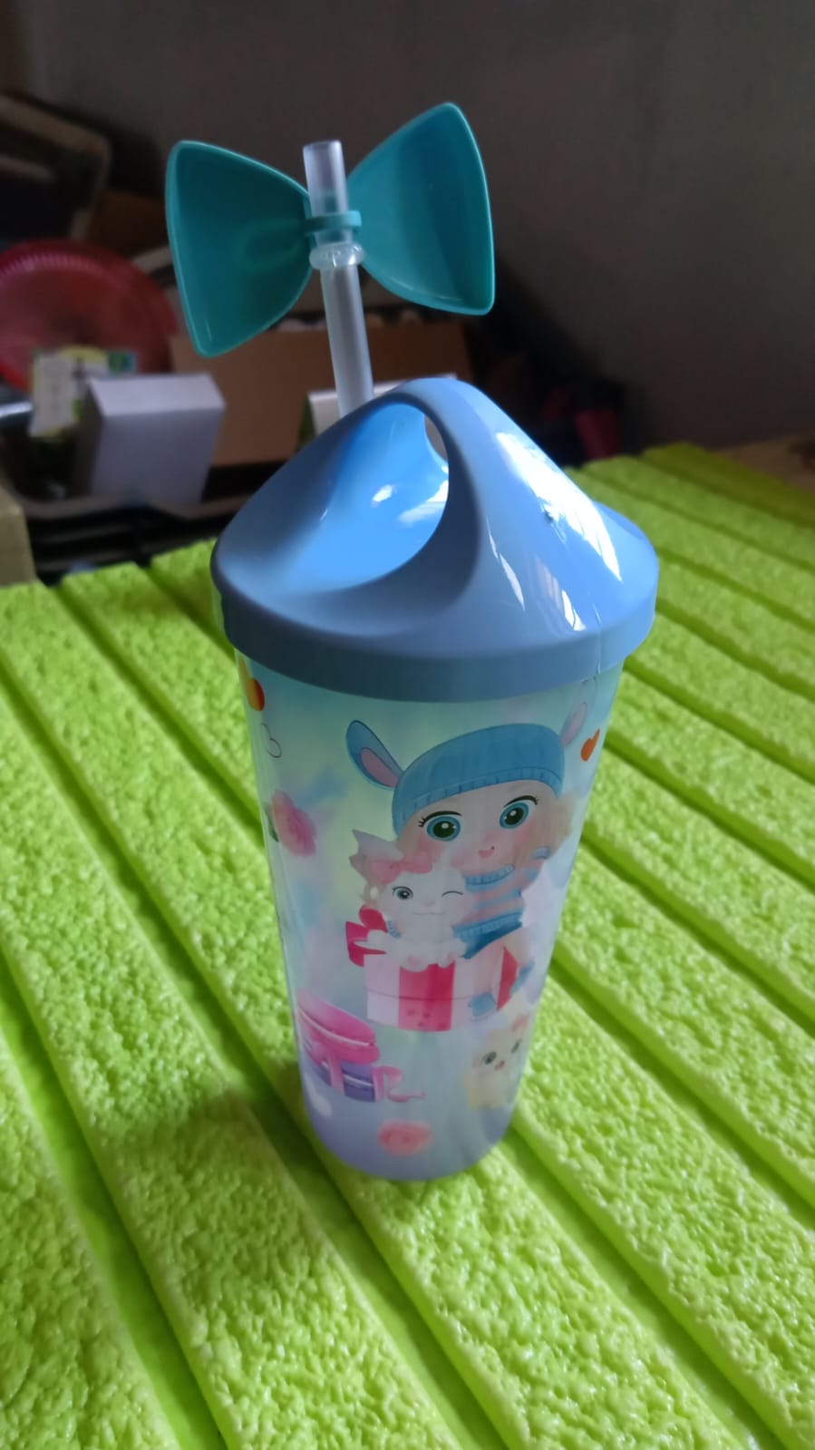 Unicorn Water Bottle with Straw & Lid for Kids (With Light) - infinityexculsivestore.com
