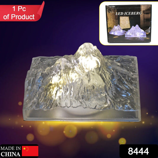 Unique Plastic Night Light: Flameless LED (Iceberg Design, Gift) - infinityexculsivestore.com