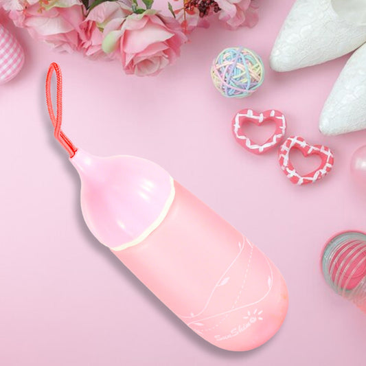 Unique Shape Premium Plastic water bottle With Dori Easy to Carry leakproof BPA - free, water Plastic water bottle for children, Home, School (1 Pc / 550 ML) - infinityexculsivestore.com