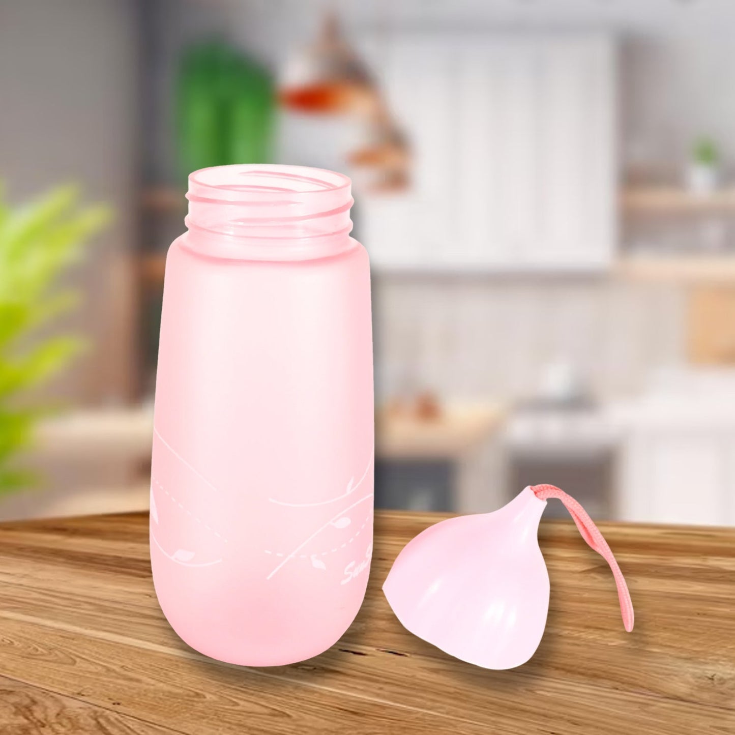 Unique Shape Premium Plastic water bottle With Dori Easy to Carry leakproof BPA - free, water Plastic water bottle for children, Home, School (1 Pc / 550 ML) - infinityexculsivestore.com