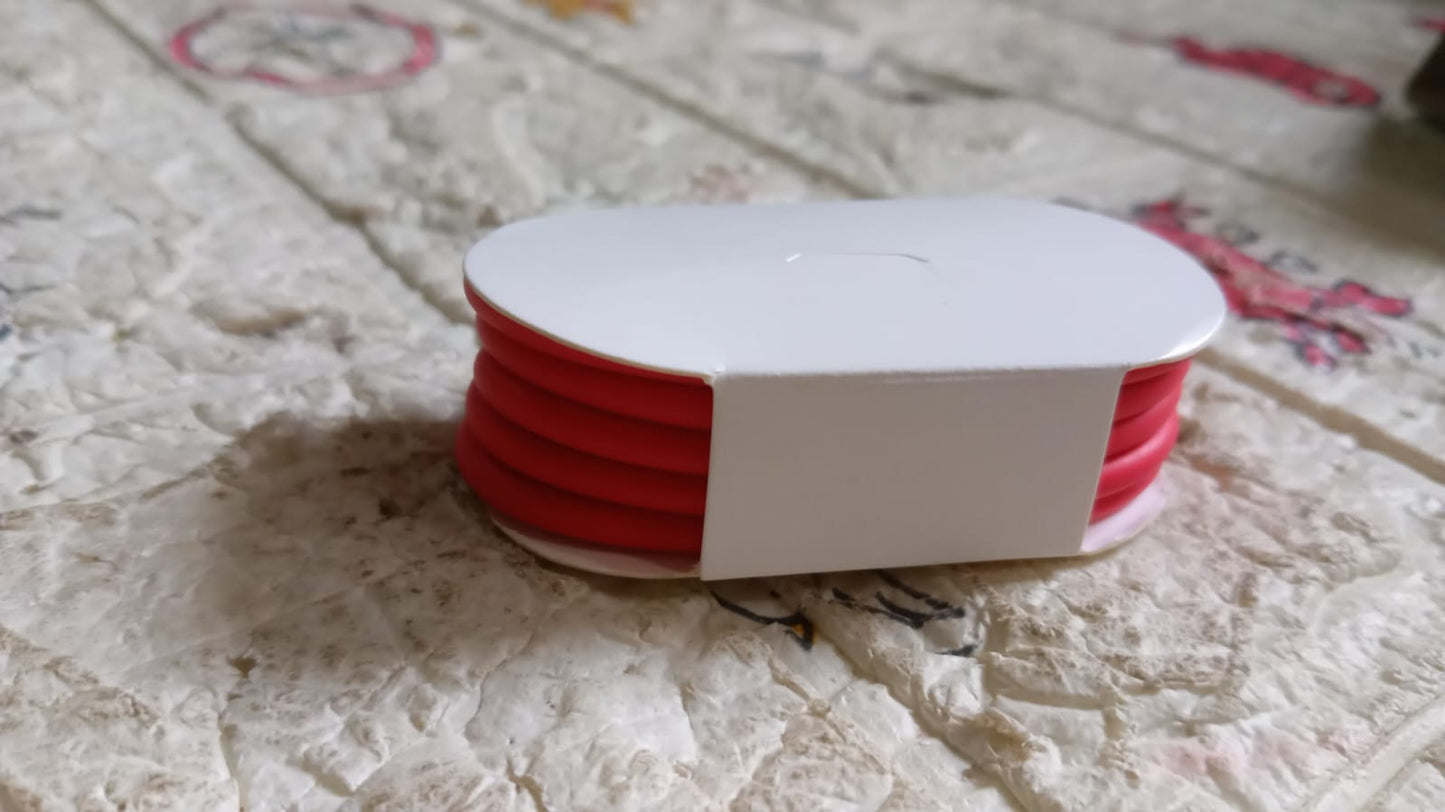 Unique Type C Dash Charging USB Cable for Fast Charging & Data Transfer (Red, 1 Meter) - infinityexculsivestore.com