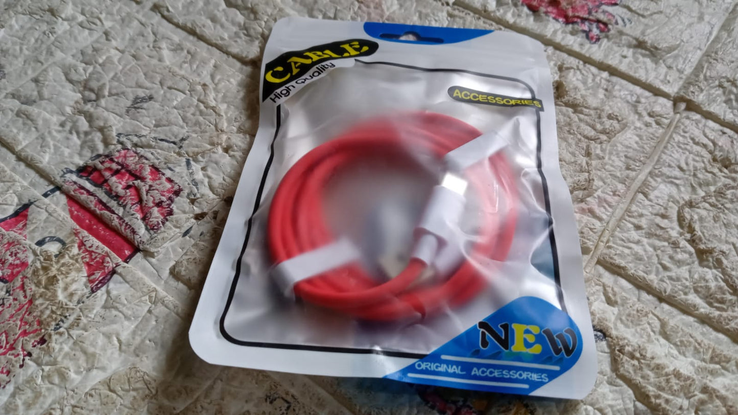 Unique Type C Dash Charging USB Data Cable | Fast Charging Cable | Data Transfer Cable For All C Type Mobile Use - infinityexculsivestore.com