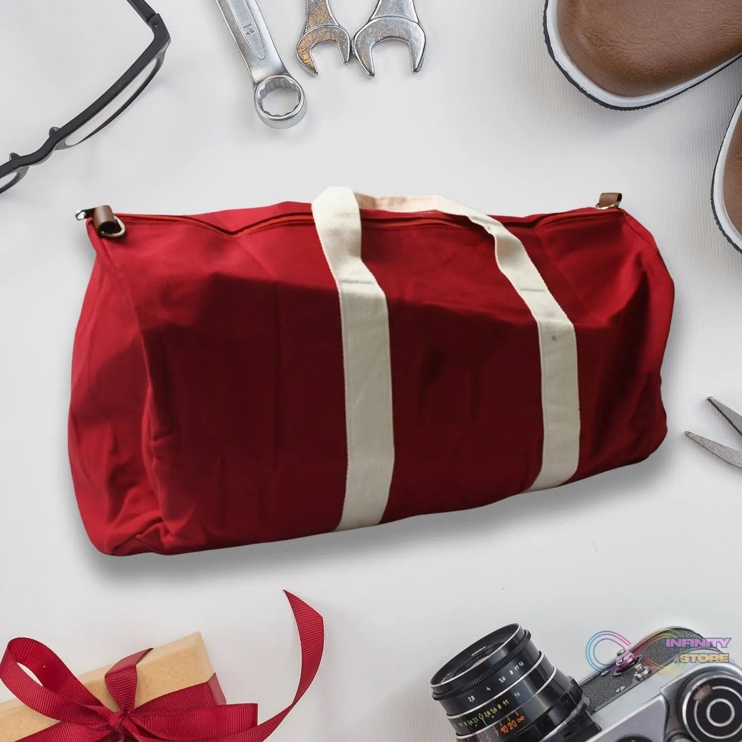 LARGE CAPACITY FOLDING TRAVEL BAG, MULTIFUNCTIONAL SPORTS SHOULDER BAG LUGGAGE BAG, TRAVEL BAG EXPANDABLE WEEKENDER BAG WITH DRY AND WET SEPARATED POCKET SPORTS BAG GYM, SHOULDER BAG WATER RESISTANT - infinityexculsivestore.com