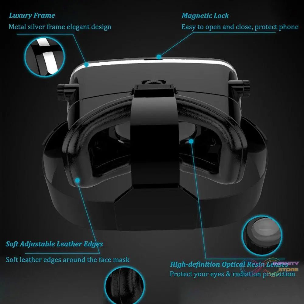 VR Pro Virtual Reality 3D Glasses Headset - infinityexculsivestore.com