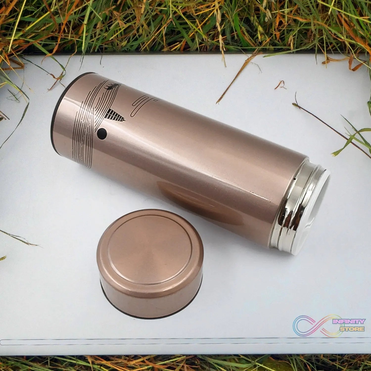 Vacuum Bottle, Double Wall Vacuum Mug, Stainless Steel water Bottle (350 ML Approx) - infinityexculsivestore.com
