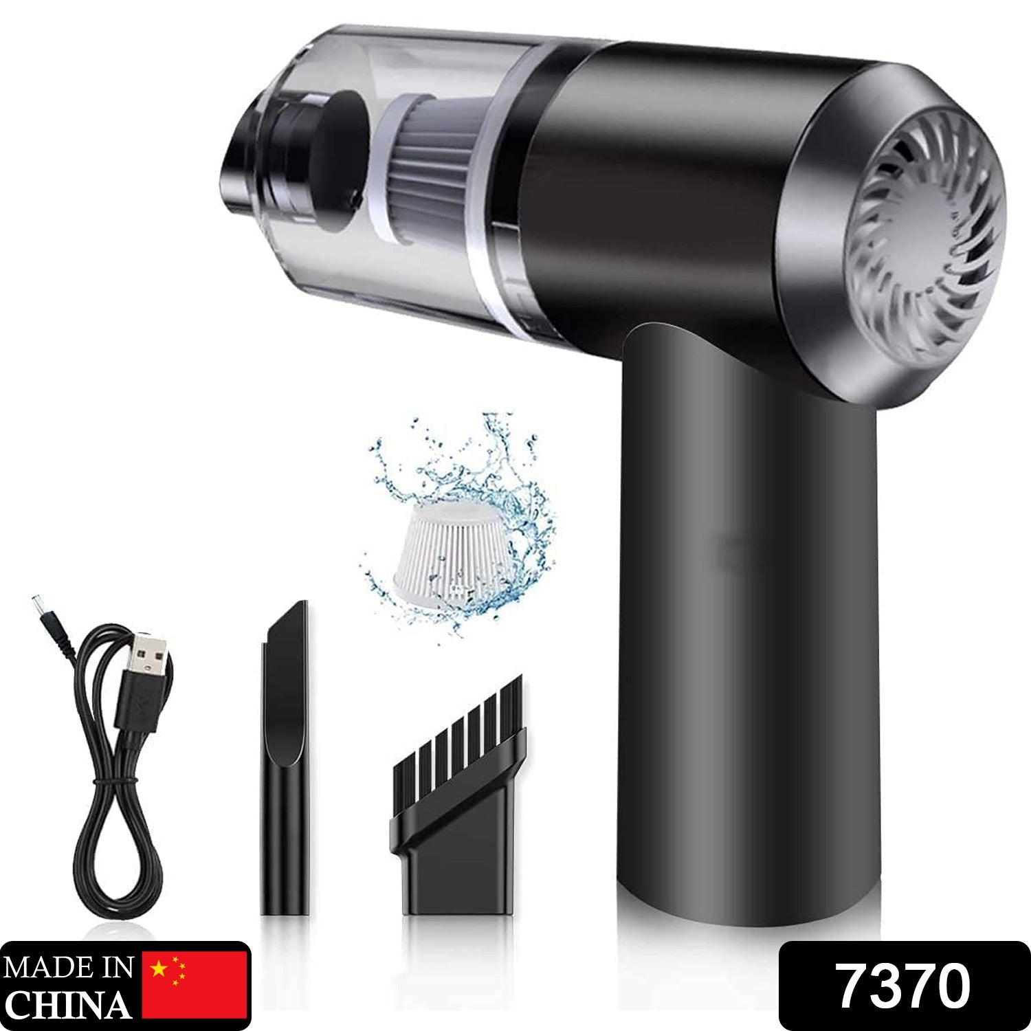 Vacuum Cleaner Dust Collection 2 in 1 Car Vacuum Cleaner 120W High - Power Handheld Wireless Vacuum Cleaner Home Car Dual - use Portable USB Rechargeable - infinityexculsivestore.com