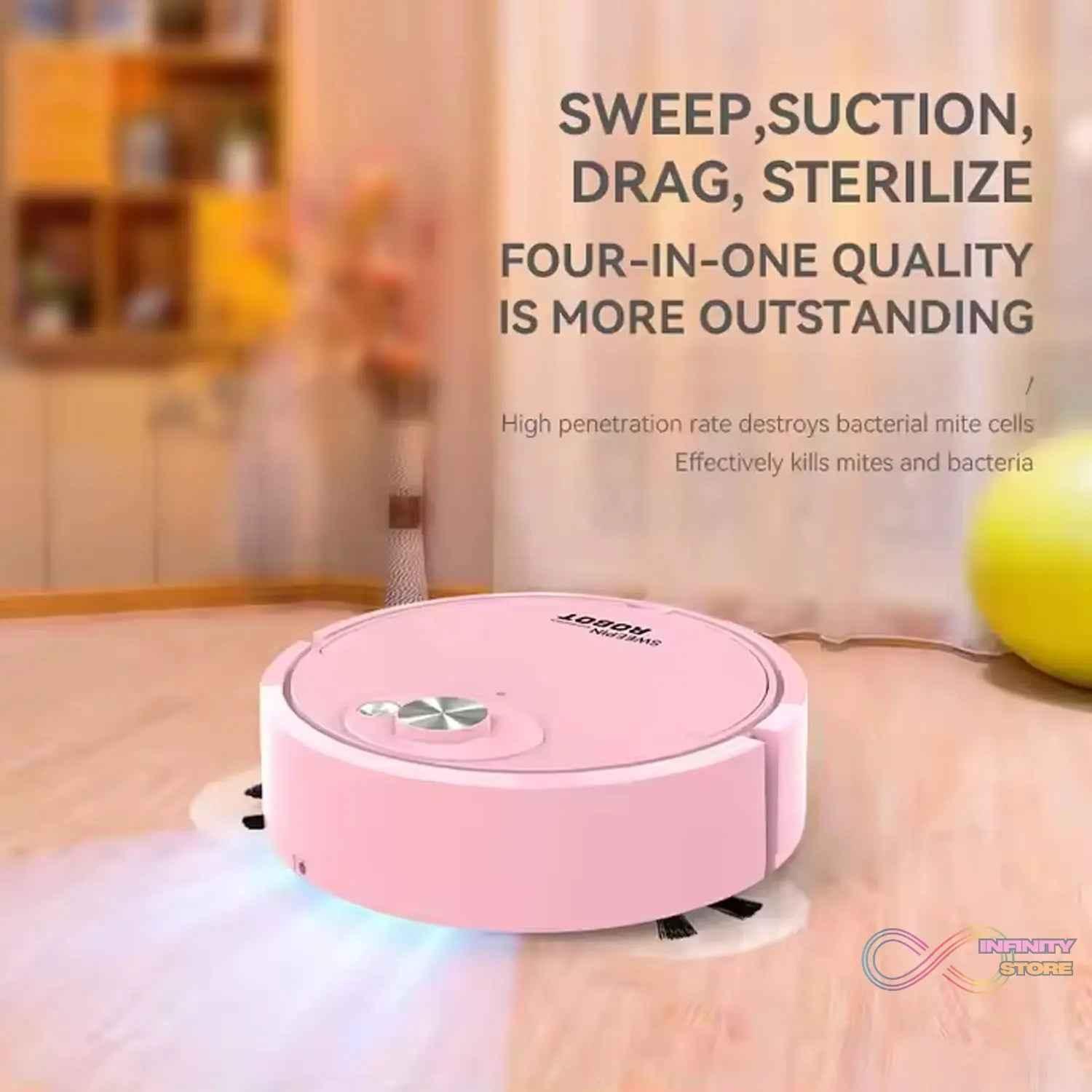 Vacuum Cleaner Sweeping Robot (1 Pc) - infinityexculsivestore.com