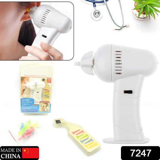 Vacuum Ear Cleaning System Clean Ears Care Removel Tool Earpick Cleaner Vacuum Removal Kit Safe Gentle Hygienic with 8 Silicon Cleaner Clips and Cleaning Brush - infinityexculsivestore.com