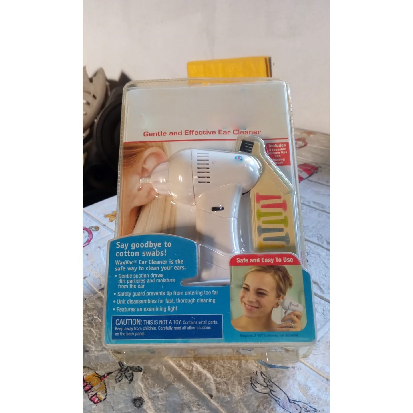 Vacuum Ear Cleaning System Clean Ears Care Removel Tool Earpick Cleaner Vacuum Removal Kit Safe Gentle Hygienic with 8 Silicon Cleaner Clips and Cleaning Brush - infinityexculsivestore.com