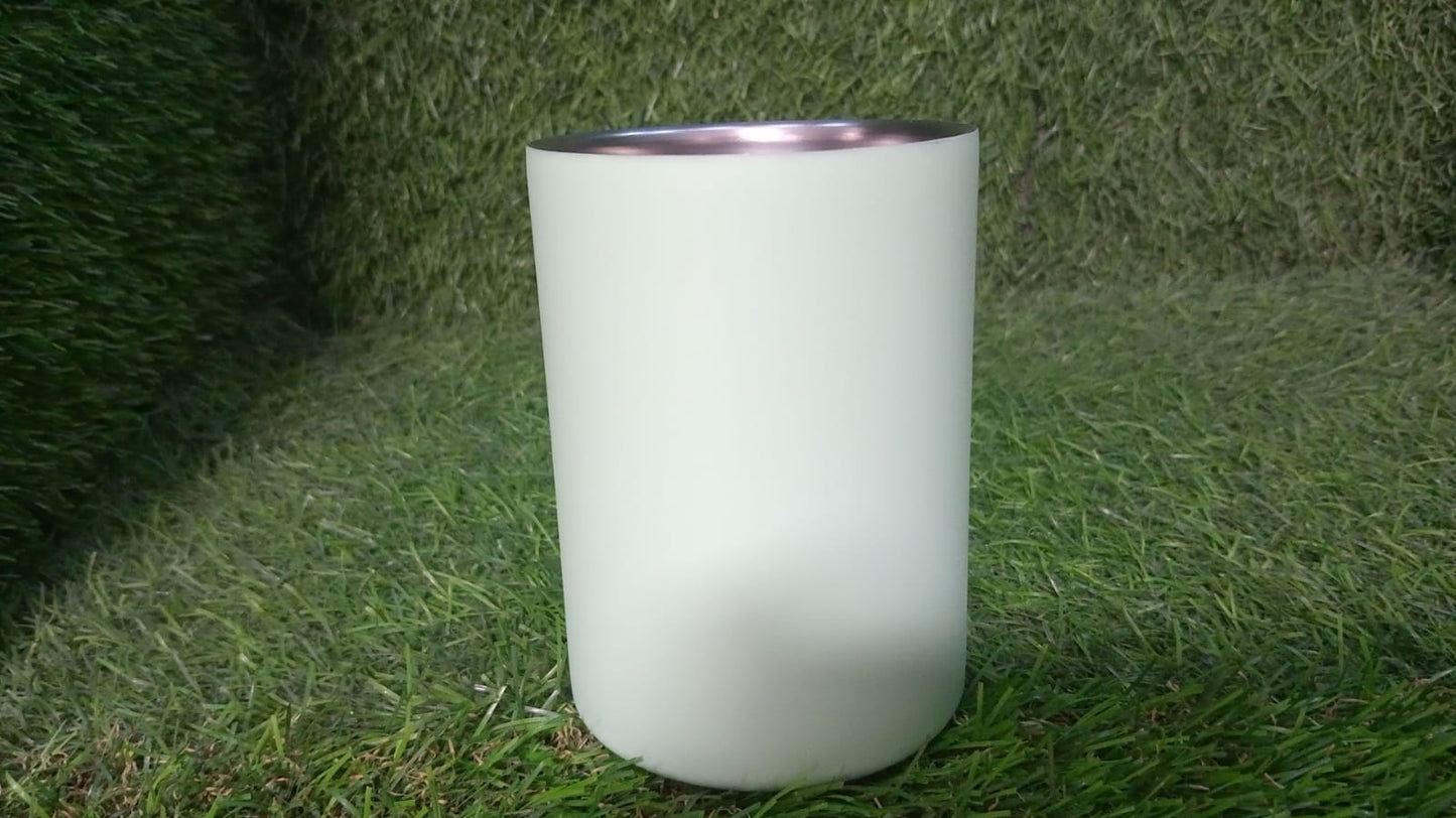 Vacuum Glass 304 Stainless Steel Home Office Lidless Anti - Scald Water Cup Drink Mug - infinityexculsivestore.com