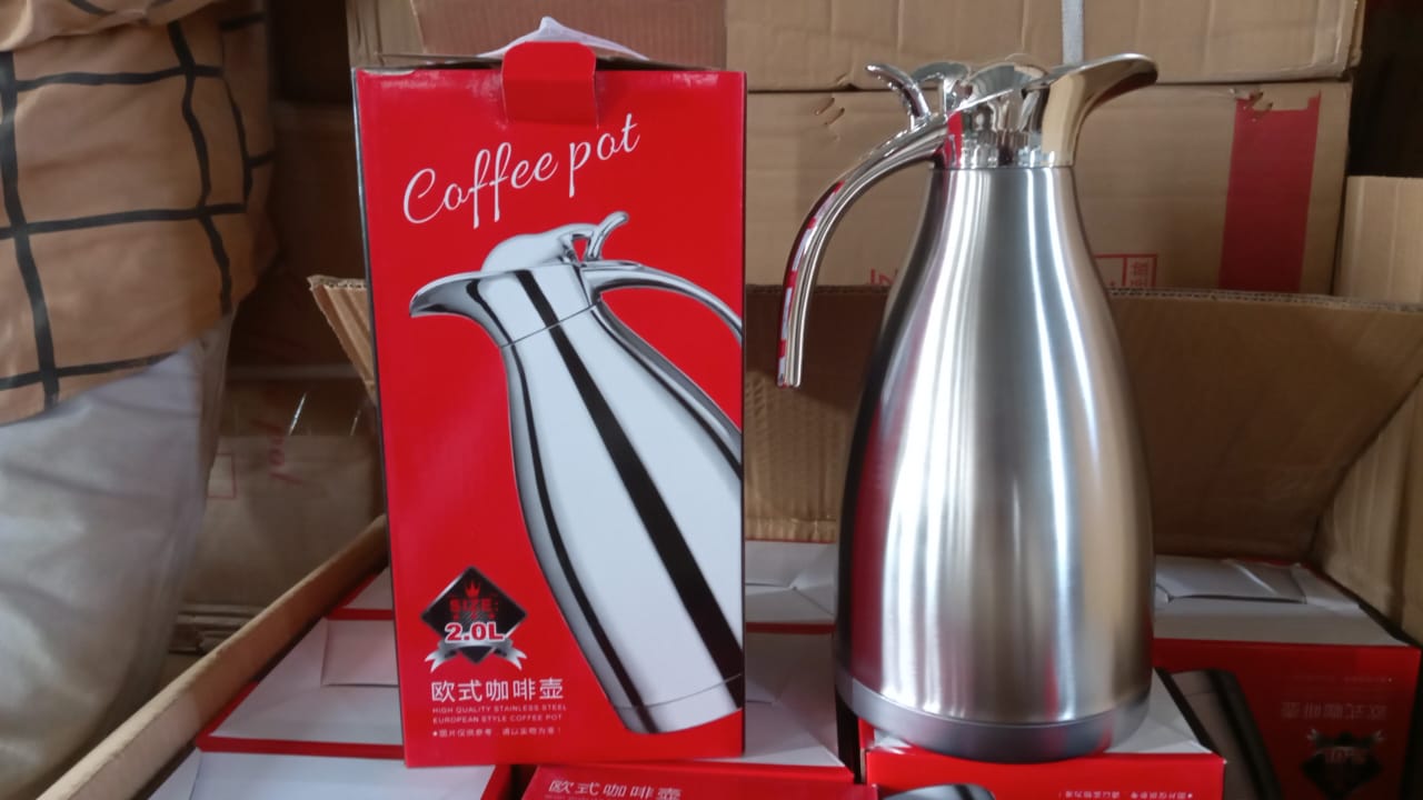 Vacuum Insulated Kettle Jug (Stainless Steel): 2LSizes - infinityexculsivestore.com