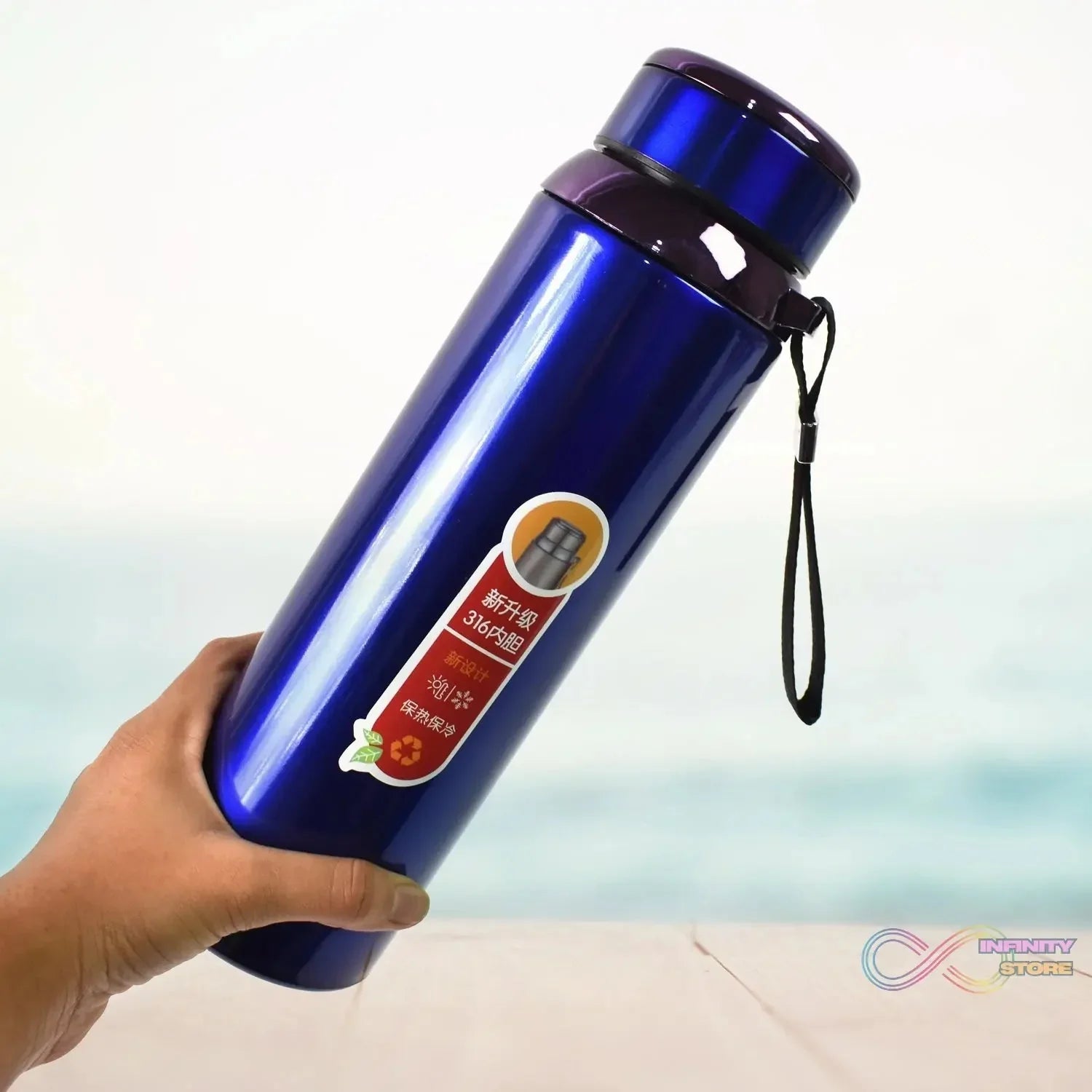 Vacuum Insulated Stainless Steel Bottle, Double walled (1000 ML) - infinityexculsivestore.com
