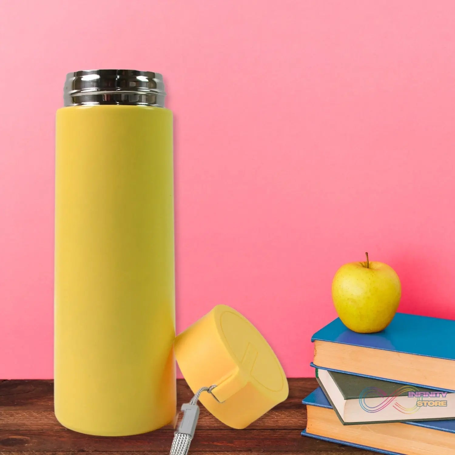 Vacuum Insulated Stainless Steel, Double walled (500 ML Approx / Mix Color & Design) - infinityexculsivestore.com