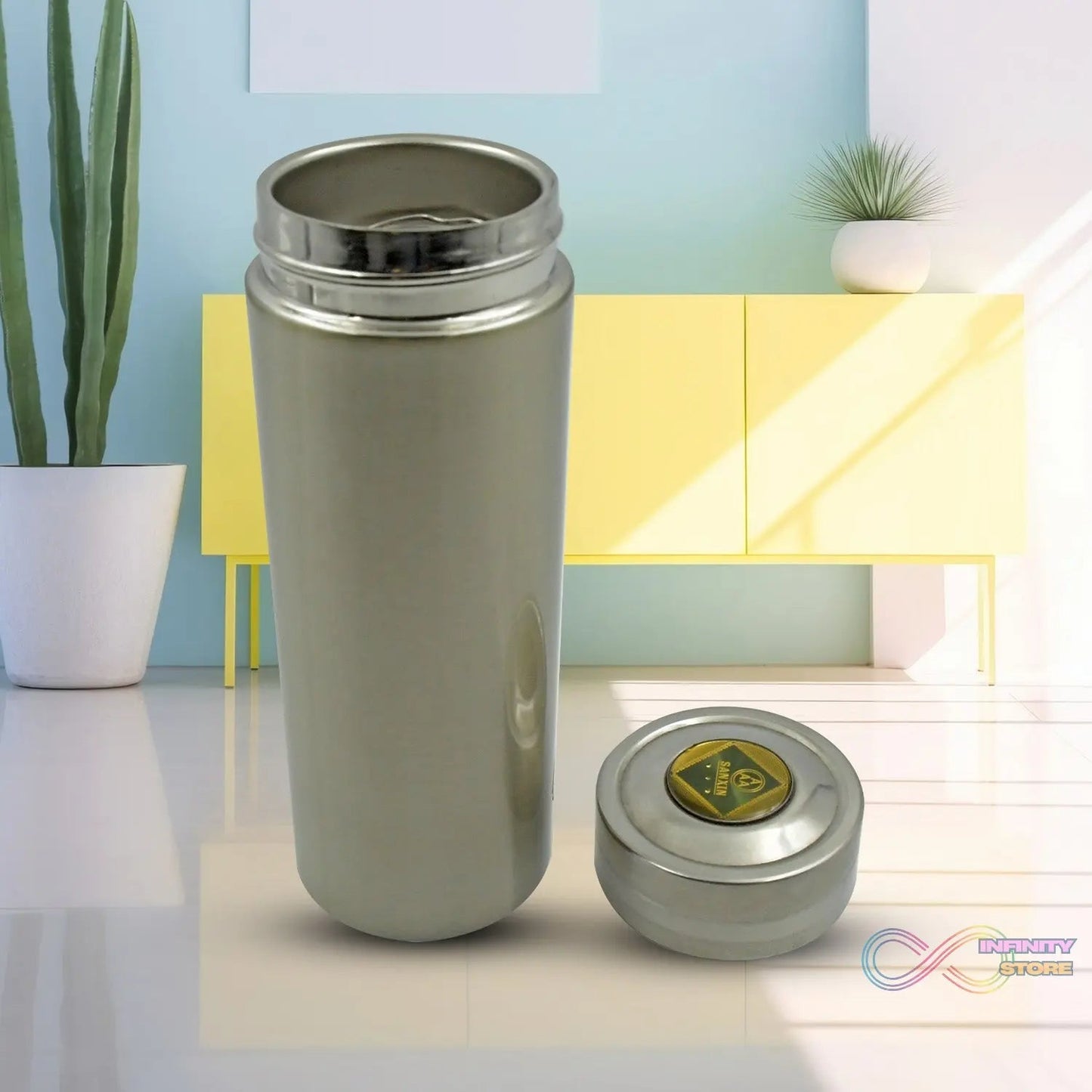 Vacuum Insulated Stainless Steel Flask (1 Pc) - Leak Proof, BPA Free, Hot & Cold - infinityexculsivestore.com