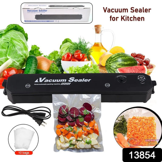 Vacuum Sealer Machine With 10 Pcs Bag (1 Set) - infinityexculsivestore.com