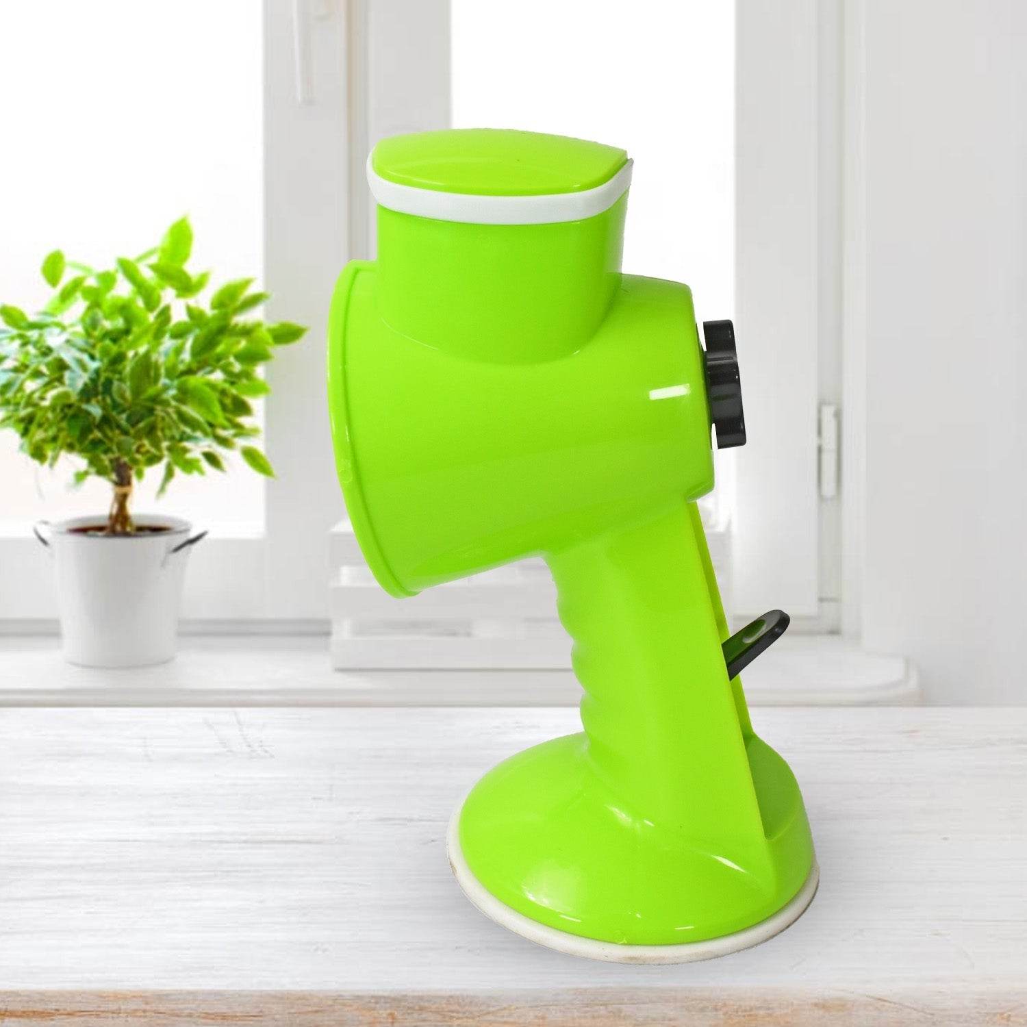 6 in 1 Multi functional Vegetable Cutter & Slicer Hand Machine Cutting, Slice, Cut Thick, Cut Silk All in one –Vegetable Chopper Cutter & Slicing Cutter Barrel - Vegetable Grater with 6 Removable Blades - infinityexculsivestore.com