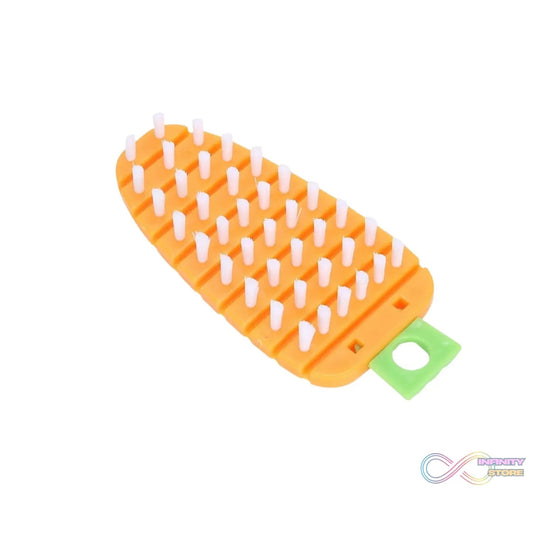 Vegetable Scrubbing Brush, Vegetable Scrubber Non‑Toxic Fruit Brush Carrot Shape Vegetable Brush for Potato for Vegetable - infinityexculsivestore.com