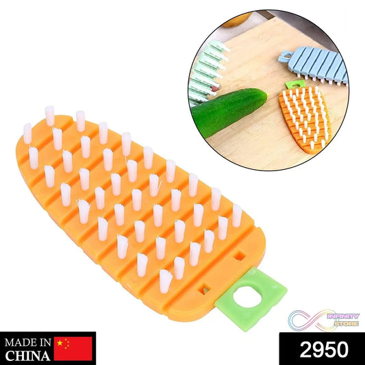 Vegetable Scrubbing Brush, Vegetable Scrubber Non‑Toxic Fruit Brush Carrot Shape Vegetable Brush for Potato for Vegetable - infinityexculsivestore.com
